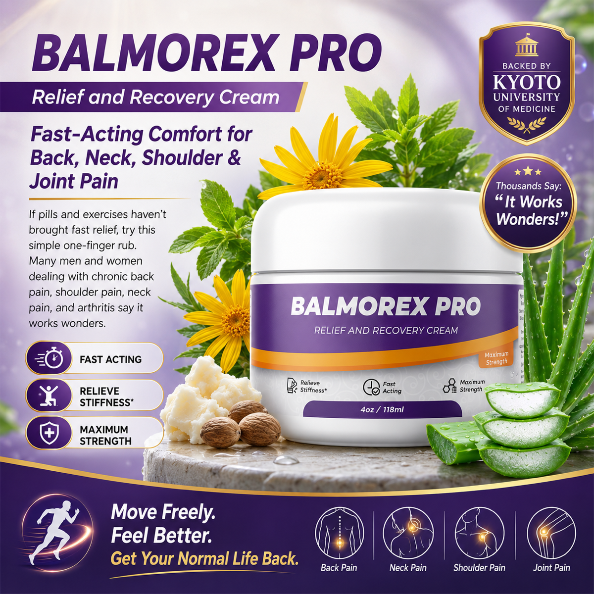 Balmorex Pro relief and recovery cream
