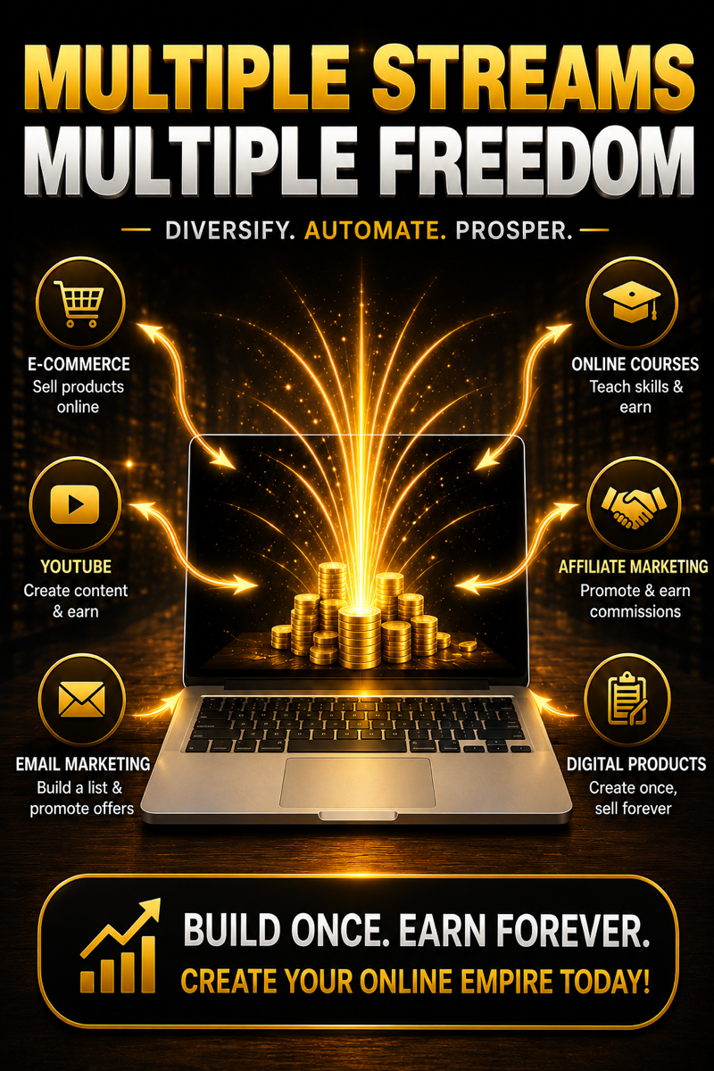 Multiple streams multiple freedom income ideas